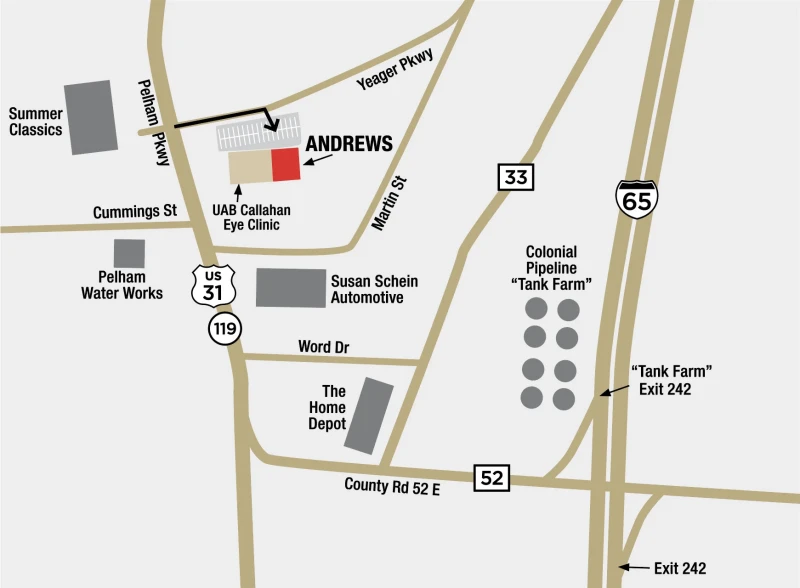 Pelham AL Map Driving Directions