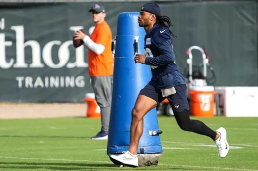 texans rookie john metchie knee recovery