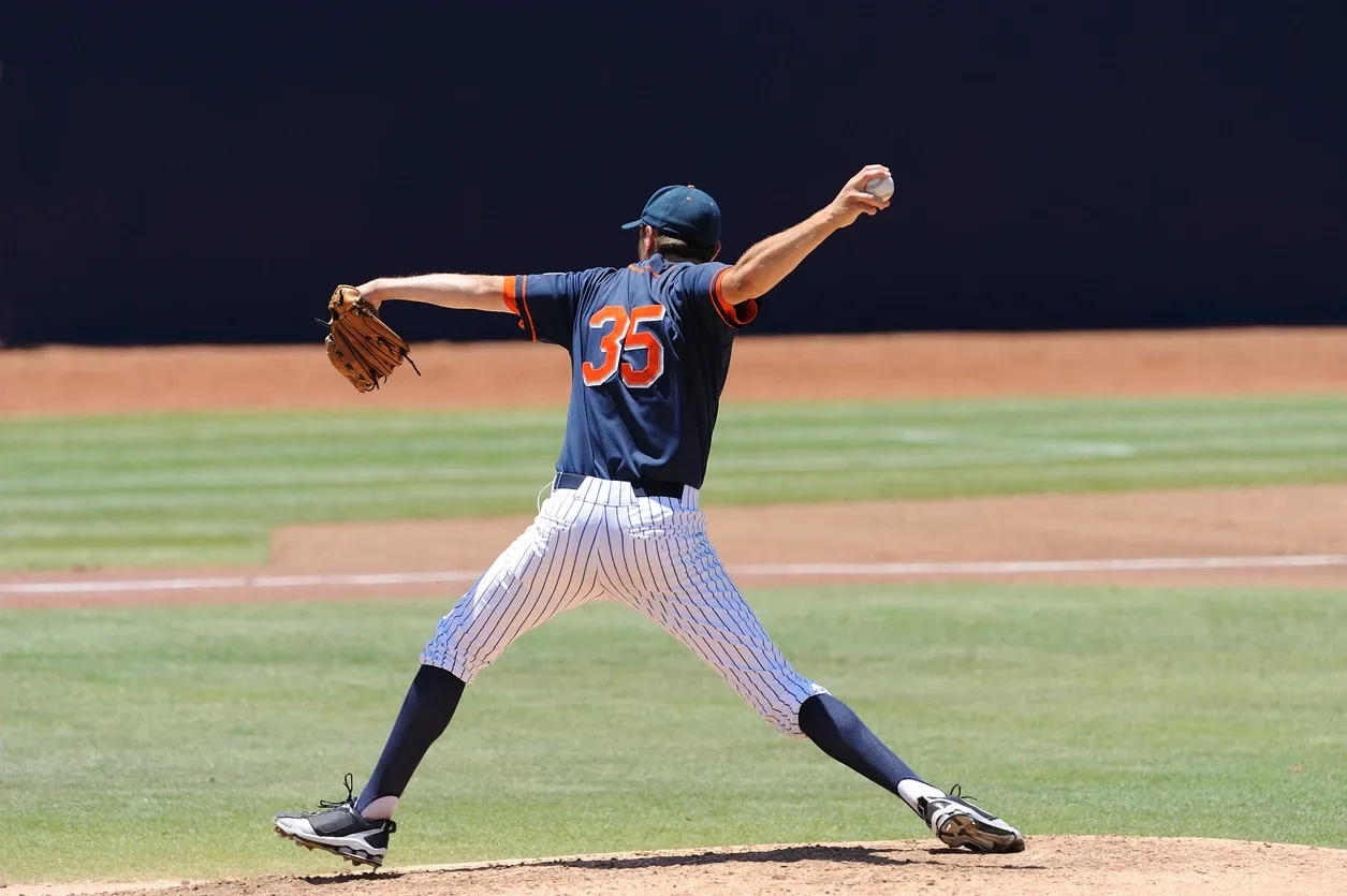 Baseball pitcher representing sports medicine care in Birmingham, Alabama